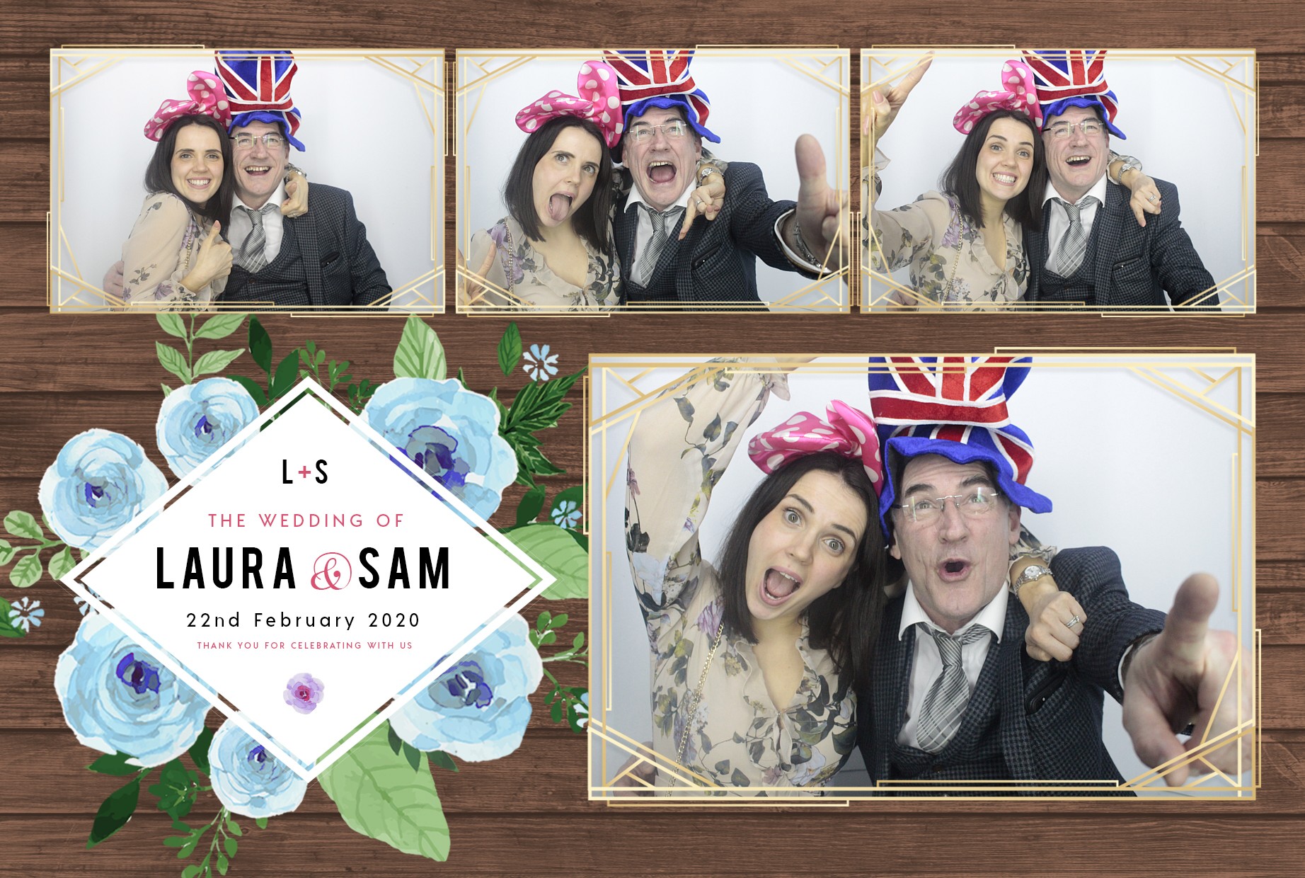 Laura and Sam's Wedding | View more photos from the event at gallery.myphotoboothexperience.co.uk/u/MyPhotoBoothExperienceLtd/Laura-and-Sams-Wedding